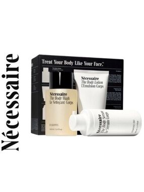 Nécessaire The Body Essentials 3 piece Travel Set Clean Luxury Body Care BNIB